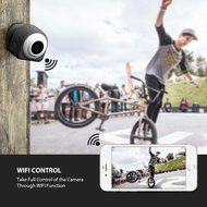 RioRand Mini Lifestyle Action Camera with 8 Mega Pixel Coms Image Sensor 145 Degree Wide Angle Lens 2.4g Remote... N5