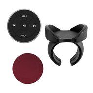 kwmobile Bluetooth Media Button for Smartphone and Tablet - Car audio remote for iPhone, Samsung, Huawei iPad... N2
