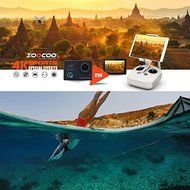 SOOCOO C50 4K HD 2 inch LCD Screen 12MP WiFi Sport Action Camera Camcorder with Waterproof Case, 170 Degrees Wide... N4
