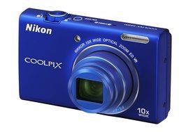Nikon COOLPIX S6200 16 MP Digital Camera with 10x Optical Zoom NIKKOR ED Glass Lens and HD 720p Video (Red) N6