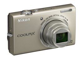 Nikon COOLPIX S6200 16 MP Digital Camera with 10x Optical Zoom NIKKOR ED Glass Lens and HD 720p Video (Red) N8