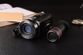 SEREER HDV-Z8 Home Camcorder 1080P Full HD Portable Camera 16X Digital Zoom Support Teleconverter Wide Angle 12x... N10