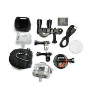 AMKOV AMK100S 360 Degree Action Camera Waterproof Panoramic Fish-eye Camera Sport Wifi Camera 360x220 8MP 1440P... N6
