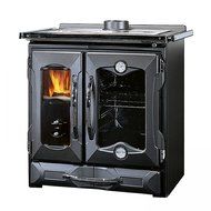 Wood Burning Cook Stove La Nordica "Mamy Black", Made in Italy
