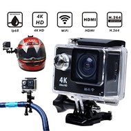 4k 1080P HD Waterproof Wifi Wireless Sports Action Camera with 2 inch LCD Screen- Black N3