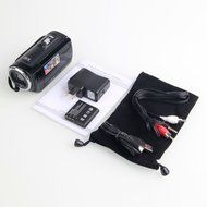 Hodely HD 1280X720 TFT LCD 16X Digital Zoom Digital Video Camcorder American Standard Black N8