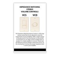 Acoustic Audio AAVCDW Home White Dial Speaker Volume Control Wall Mount N2