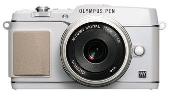OLYMPUS Micro Four Thirds PEN E-P5 White E-P5 17mm F1.8 LKIT - International Version (No Warranty)