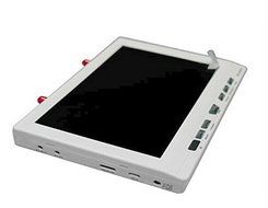RX LCD5812 5.8GHz 7inch 40 Channels Raceband LCD Diversity Receiver Monitor for RC FPV (white) N3