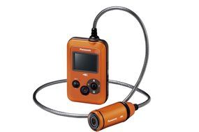 Panasonic Hx-a500d Point-of-view Wearable 4k Camcorder with 3-inch LCD (Orange) - International Version (No Warranty)