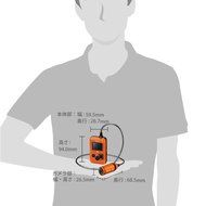 Panasonic Hx-a500d Point-of-view Wearable 4k Camcorder with 3-inch LCD (Orange) - International Version (No Warranty) N2