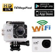 2.7K HD Wifi Sports Action Camera Kit 2.0 Inch LCD and 170 Degree Wide Angle Lens 98-Feet(30-meter) Underwater... N5