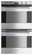 Smeg DOU330X 30" Classic Electric Multifunction Double Wall Oven with 10 Cooking Modes in Each Oven, Stainless...