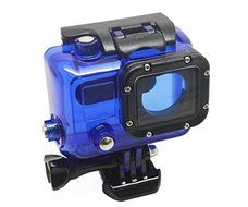 ProGear Blue Waterproof Housing For GoPro Hero 3 With Mount Other Colors Available
