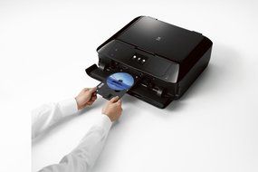 CANON MG7520 Wireless Color Cloud Printer with Scanner and Copier, White (Discontinued By Manufacturer) N14