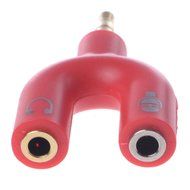 3.5mm Audio Converter Adapter Earphone Splitter 1 Port To 2 Ports N14