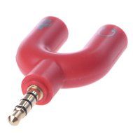 3.5mm Audio Converter Adapter Earphone Splitter 1 Port To 2 Ports N15