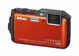 Nikon Aw120 Waterproof Digital Camera 16 Million Pixels Sunshine Orange Aw120or N2