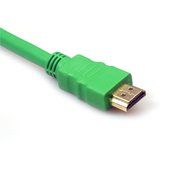 GBSELL HDMI 1 to 2 Split Double Signal Adapter Convert Cable for Video TV HDTV Green N3