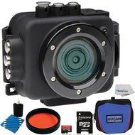 Intova Edge X Waterproof Sports HD Wi-Fi Video Action Camera Camcorder + 64GB MicroSDXC Memory Card with Adapter...