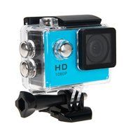 Green House-2-inch LCD Wide Angle Lens 140 Degree Full HD 1080p Waterproof Action DV Camera Blue N3