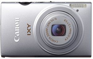 Canon Digital Camera IXY 220F (Silver) 5x Optical Zoom Wide angle 24mm IXY220F(SL) - International Version N4