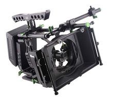 BMCC Cage Rig with 150Wh Li-ion Battery Power Supply and Follow Focus Matte Box for BlackMagic Camera Kit N8