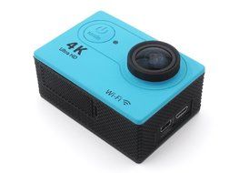 Sports Action Camera Ultra 4K with wifi 170 degree View Angle(Blue) N4