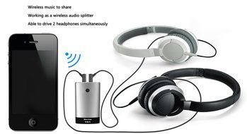 Maceton Aluminum Wireless Bluetooth 4.1 Receiver adapter with Amplifier and Lossless APT-X and Bass Boost Option... N4