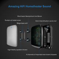 FDY Smart APP Control WiFi Home Audio Speaker WiFi Network Install Stereo-Black N4
