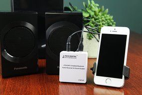J-Tech Digital JTDBTAR Premium NFC-Enabled Bluetooth Audio Receiver for Sound System N3