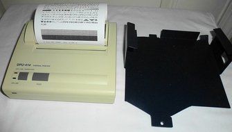 Seiko SII DPU-414 Direct Thermal Label Printer - Monochrome - Portable - Parallel &amp; Serial Port - W/O Power Adapter. N3