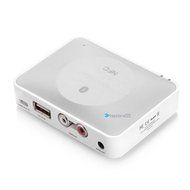 Wireless 3.5mm Bluetooth Audio Receiver Adapter For Sound System Stereo White TR N7