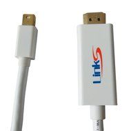 LinkS smallest Mini DisplayPort | Thunderbolt to HDMI Male to Female Adapter in black N13