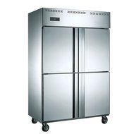 1000 Liter 4-Door Restaurant Kitchen Commercial Stainless Steel Refrigerator Upright Freezer Fridge Reach-in Cabinet... N2