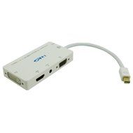LinkS smallest Mini DisplayPort | Thunderbolt to HDMI Male to Female Adapter in black N14