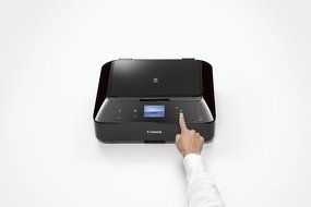 CANON MG7520 Wireless Color Cloud Printer with Scanner and Copier, White (Discontinued By Manufacturer) N15