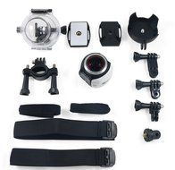 LZ 360 Panoramic DVR Wi-Fi Action Camera with Waterproof case and mounting accessories, - Ultra HD 2448P, 16M,... N6