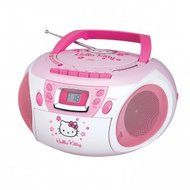 Hello Kitty KT2028A Stereo CD Boombox with Cassette Player/Recorder and AM/FM Radio Hello Kitty KT2