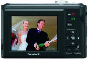 Panasonic Lumix DMC-LS85 8.1MP Digital Camera with 4x MEGA Optical Image Stabilized Zoom and 2.5 inch LCD (Black) N3
