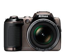 Nikon COOLPIX L120 14.1 MP Digital Camera with 21x NIKKOR Wide-Angle Optical Zoom Lens and 3-Inch LCD (Red) (OLD... N7