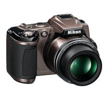 Nikon COOLPIX L120 14.1 MP Digital Camera with 21x NIKKOR Wide-Angle Optical Zoom Lens and 3-Inch LCD (Red) (OLD... N8