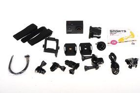 SENWOW Wifi Action Camera 12MP 2.0-Inch 1080P FHD Waterproof Sports Camera, 2 Batteries, Accessories Included N6