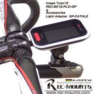 Rec-mounts&trade; Out-front Bike Mount Type12 for Polar V650 M450 + Gopro Camera [REC-B012-PL3+GP] N4