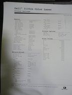 Dell 3130CN Color Workgoup Laser Printer N9
