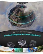 AMKOV AMK100S 360 Degree Action Camera Waterproof Panoramic Fish-eye Camera Sport Wifi Camera 360x220 8MP 1440P... N7