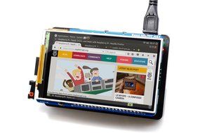60+ Fps 800x480 High Resolution iUniker 3.5 inch HD Raspberry Pi Screen High Speed TFT Display... N3