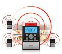 Eton ZoneGuard+ Weather Alert Clock Radio System with Wireless Alert Modules - Black (NZG200B) Style: ZoneGuard+