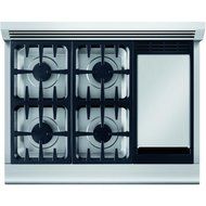 DCS RGV364GDN Professional 36" Stainless Steel Gas Sealed Burner Range - Convection