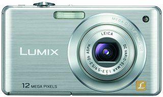Panasonic Lumix DMC-FS15 12MP Digital Camera with 5x MEGA Optical Image Stabilized Zoom and 2.7 inch LCD (Black) N4